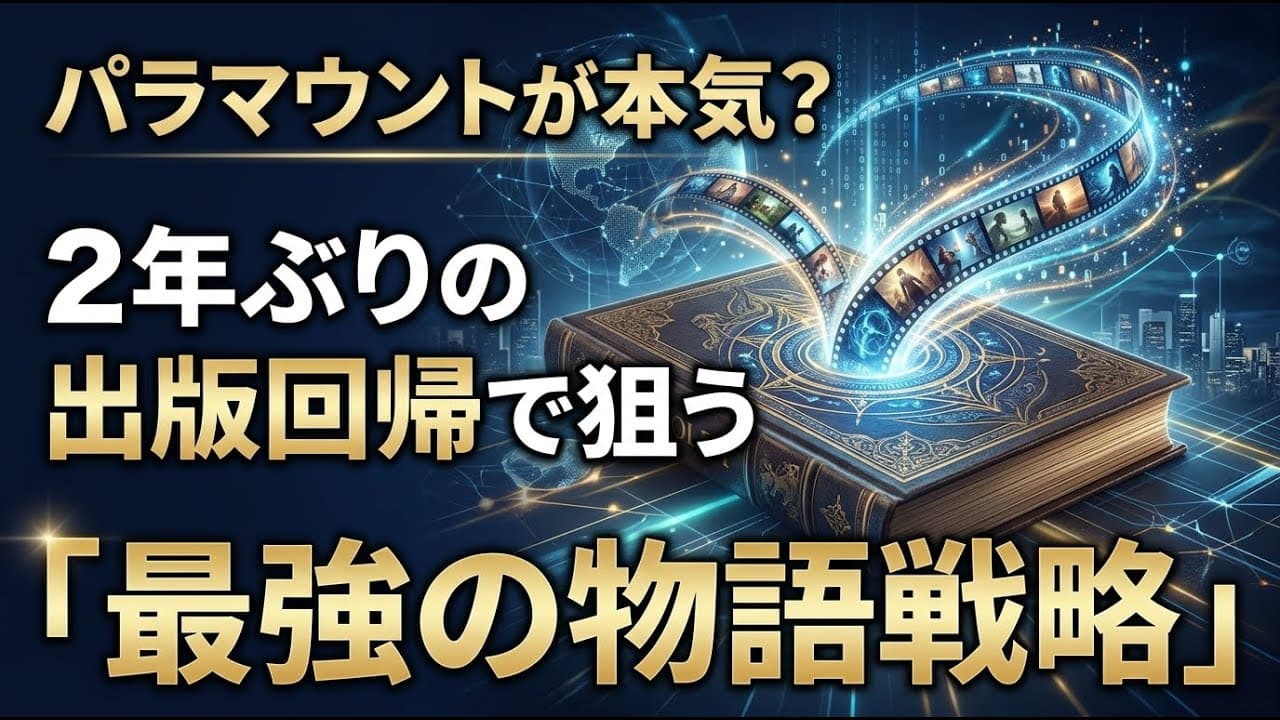 ビジネスニュース: パラマウントが本気？2年ぶりの出版回帰で狙う「最強の物語戦略」