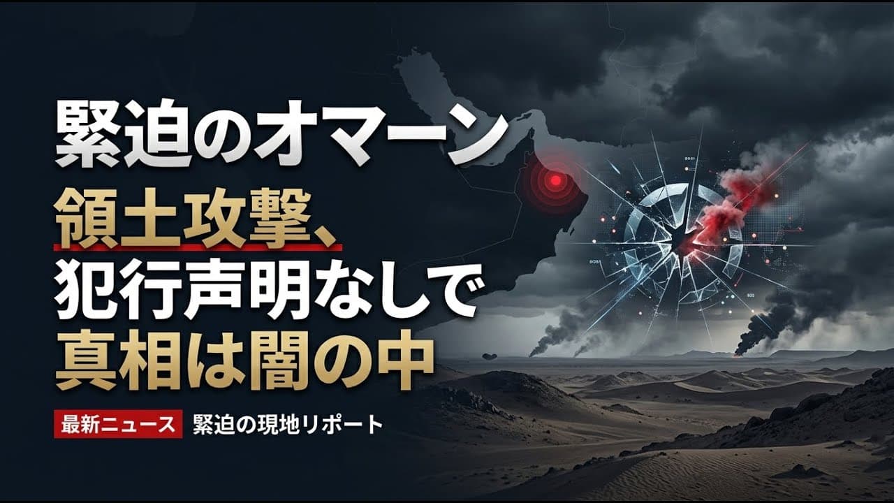 国際ニュース: 緊迫のオマーン、領土攻撃の犯行声明なく真相は闇の中