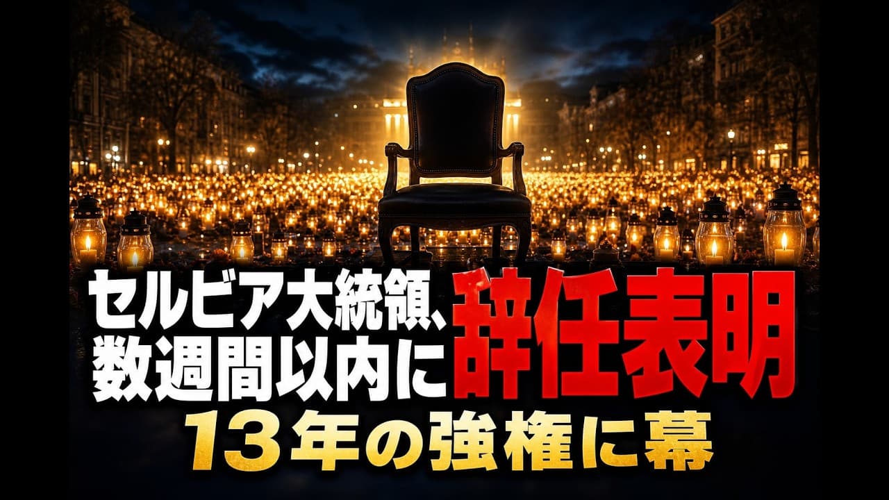 政治ニュース: セルビア大統領、数週間以内に辞任表明 13年の強権に幕