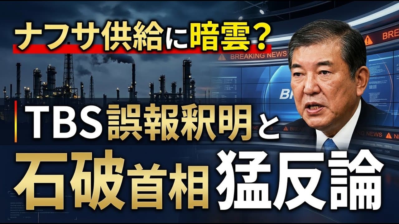 政治ニュース: ナフサ供給に暗雲？TBSの誤報釈明と石破首相の猛反論