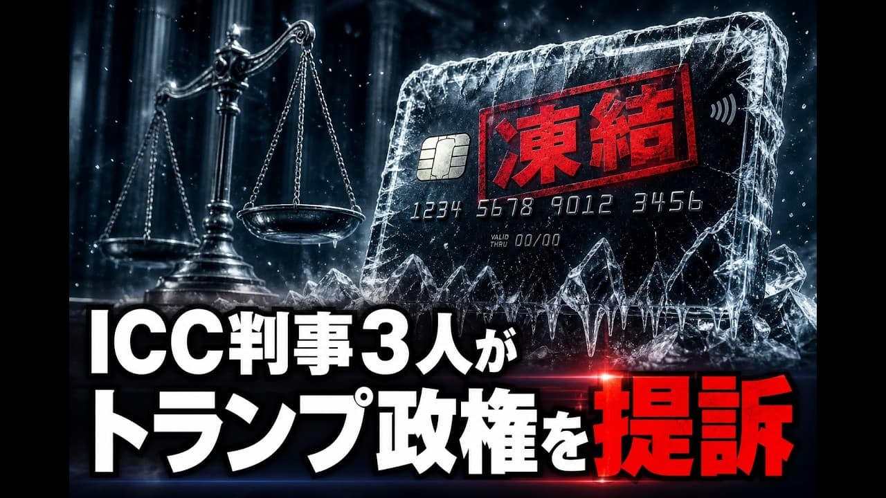 国際ニュース: ICC判事3人がトランプ政権を提訴