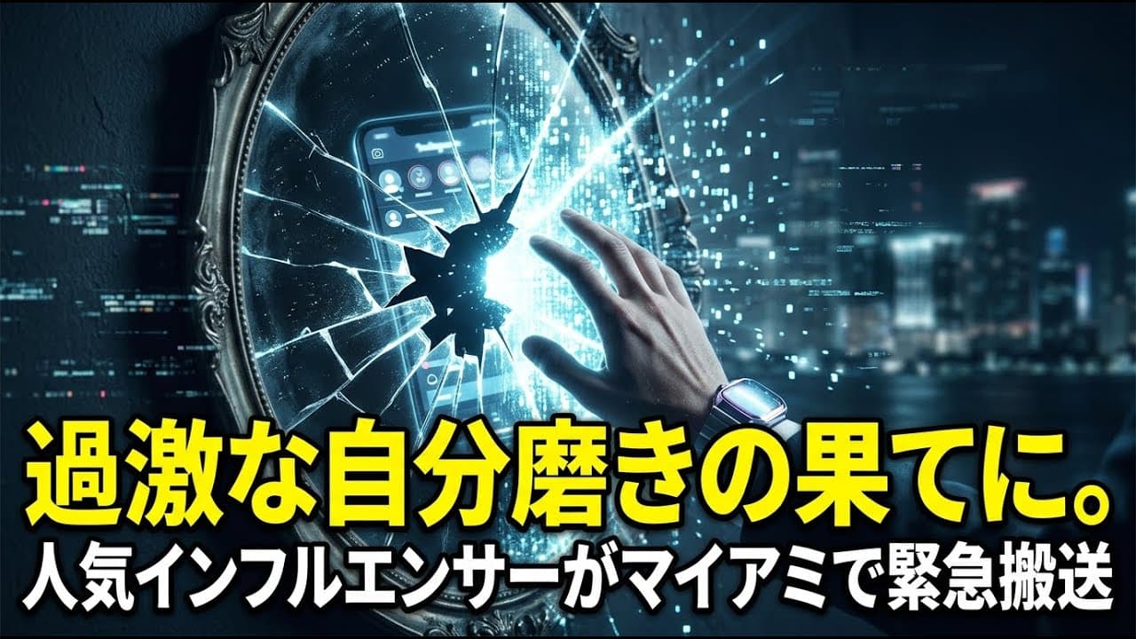 メディアニュース: 過激な自分磨きの果てに。人気インフルエンサーがマイアミで緊急搬送