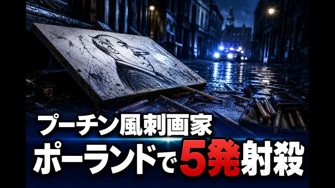 政治ニュース: プーチン風刺画家 ポーランドで5発射殺