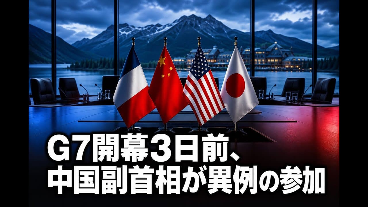 経済ニュース: G7開幕3日前、中国副首相が異例の参加