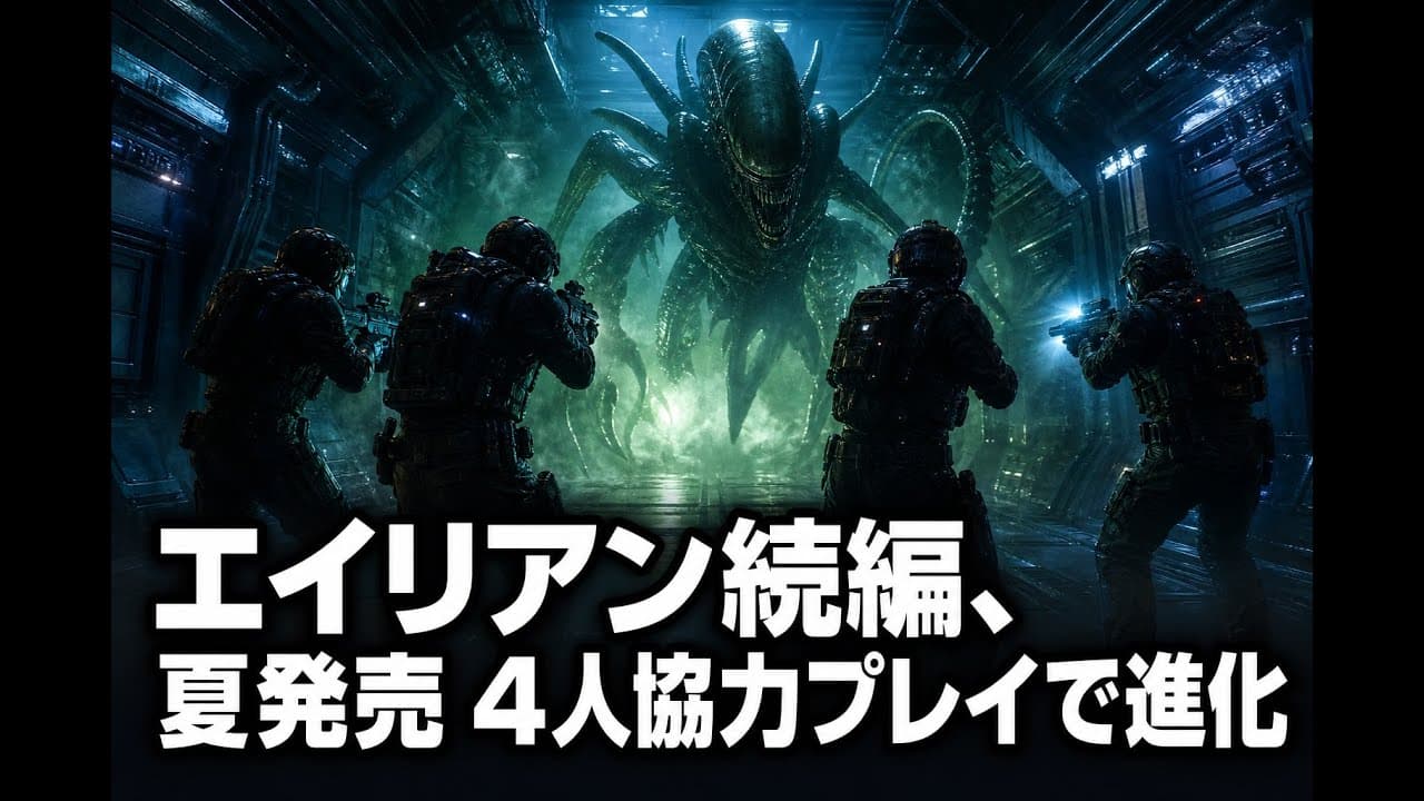 ゲームニュース: エイリアン続編、夏発売 4人協力プレイで進化