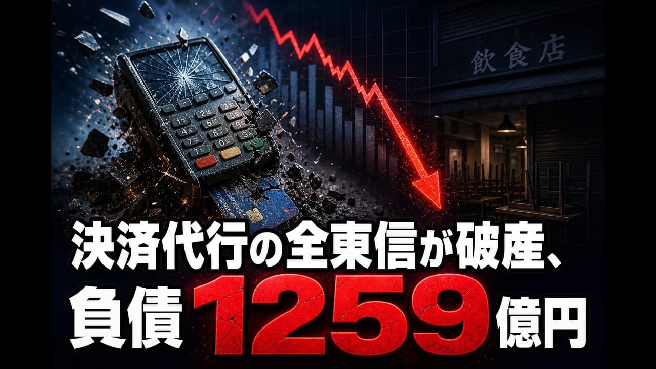 ビジネスニュース: 決済代行の全東信が破産、負債1259億円
