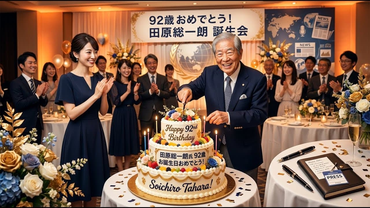 メディアニュース: 92歳でも現役！田原総一朗氏の誕生会に小川彩佳アナらが集結
