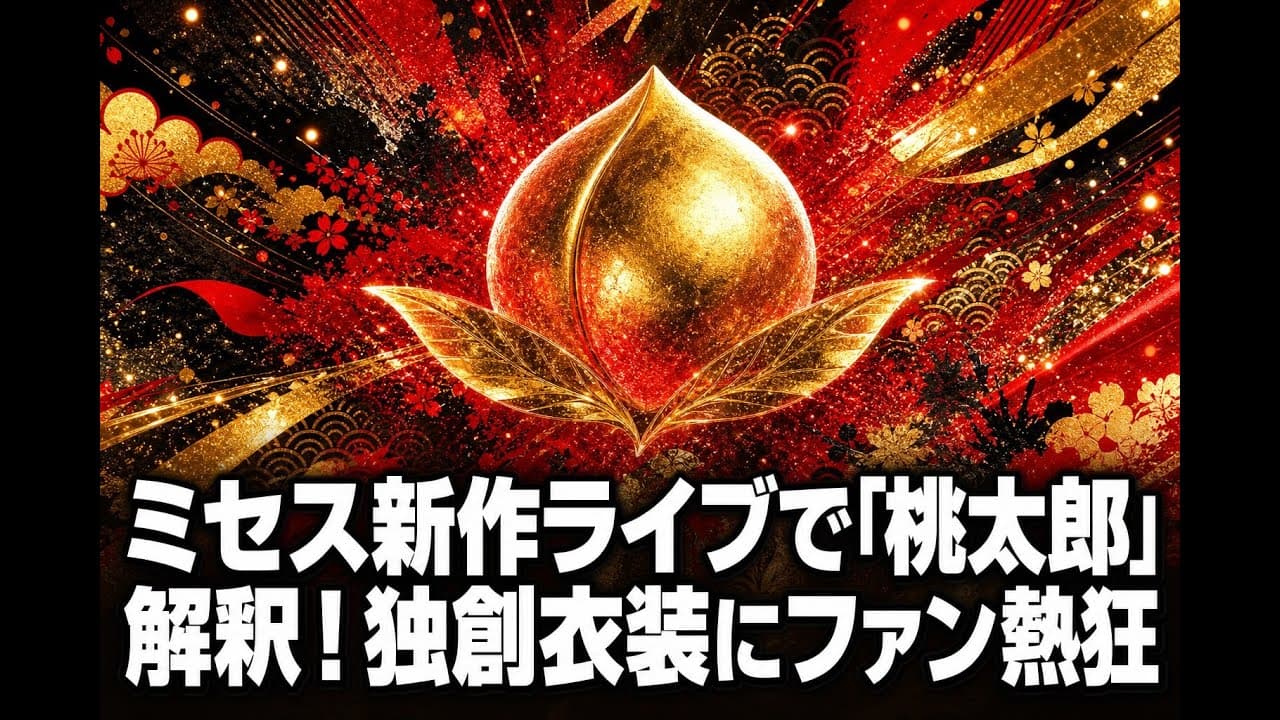 エンタメニュース: ミセス新作ライブで「桃太郎」解釈！独創衣装にファン熱狂