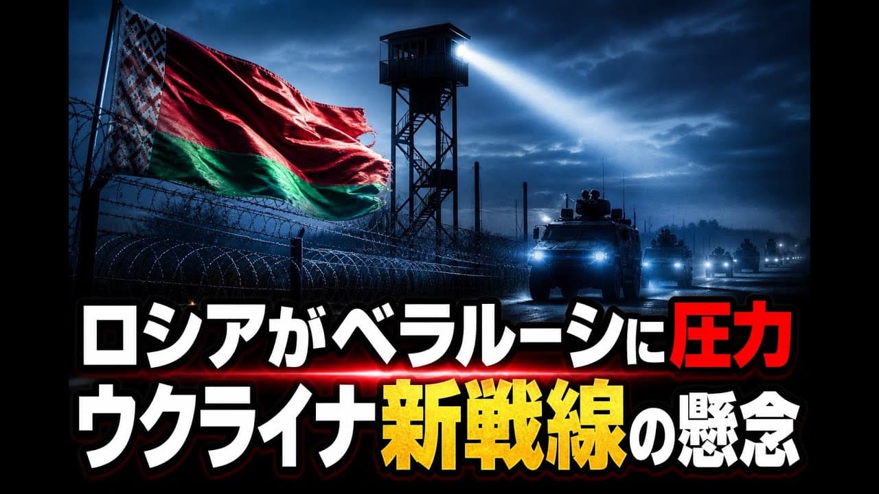 国際ニュース: ロシアがベラルーシに圧力 ウクライナ新戦線の懸念