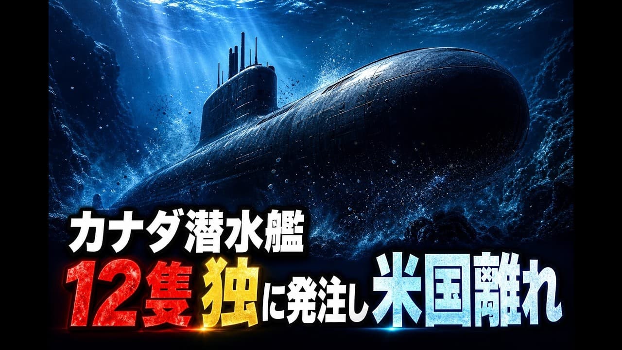 軍事ニュース: カナダ潜水艦12隻 独に発注し米国離れ