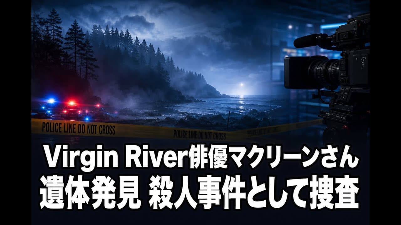 エンタメニュース: Virgin River俳優マクリーンさん遺体発見 殺人事件として捜査