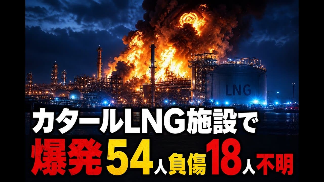 災害ニュース: カタールLNG施設で爆発 54人負傷18人不明