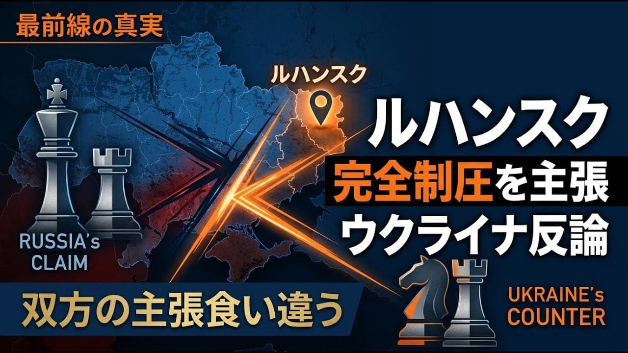 国際ニュース: ロシアがルハンスク州の完全制圧を主張、ウクライナ側は誤情報と反論