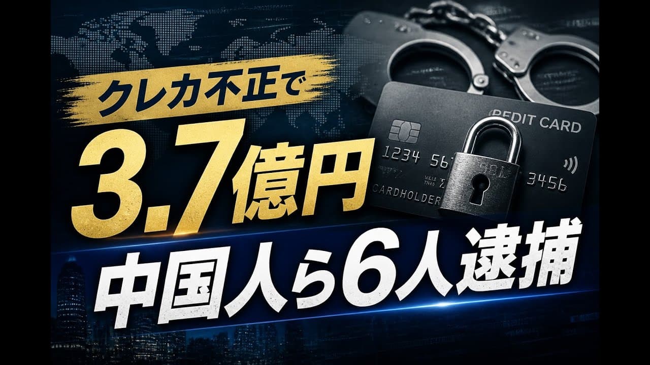 社会ニュース: クレカ不正で3.7億円 中国人ら6人逮捕
