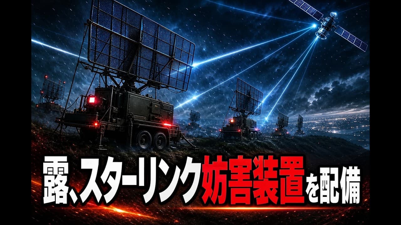 軍事ニュース: 露、スターリンク妨害装置を配備
