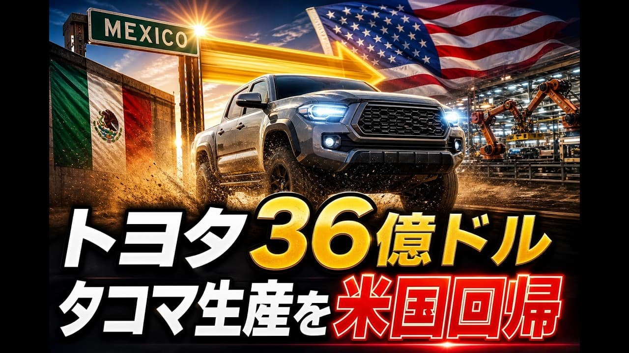 ビジネスニュース: トヨタ36億ドル タコマ生産を米国回帰
