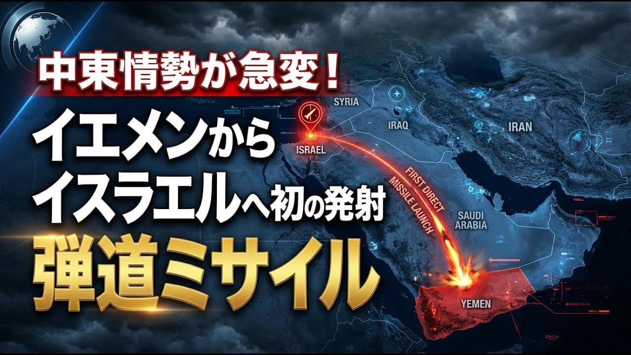 国際ニュース: 中東情勢が急変　イエメンからイスラエルへ初の弾道ミサイル発射
