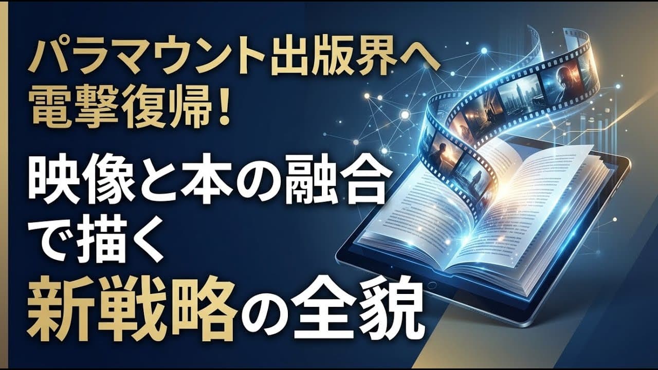 ビジネスニュース: パラマウントが出版界へ電撃復帰！映像と本の融合で描く新戦略