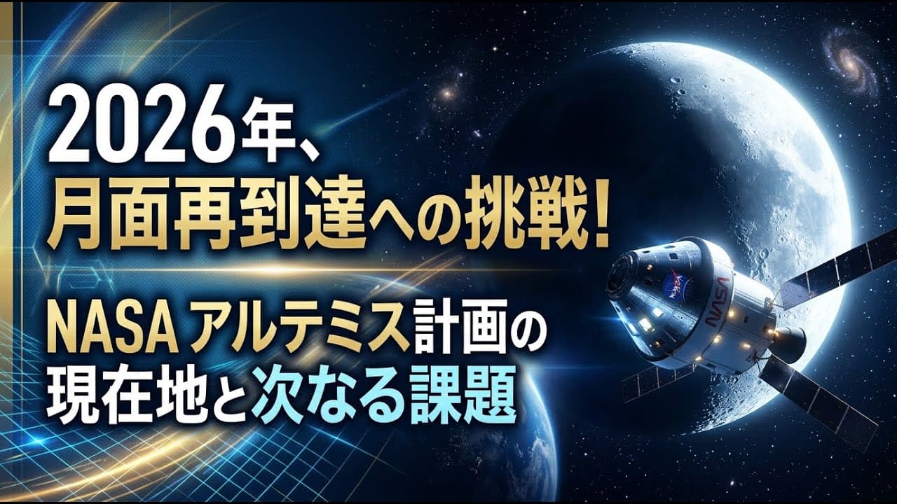 テクノロジーニュース: 2026年、月面再到達への挑戦！NASAアルテミス計画の現在地と次なる課題