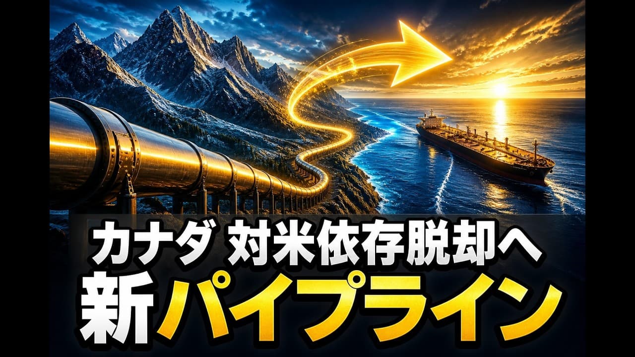 経済ニュース: カナダ 対米依存脱却へ新パイプライン