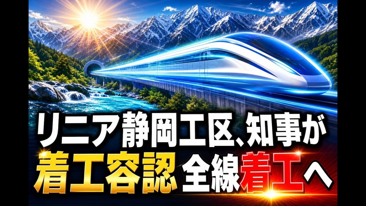 ビジネスニュース: リニア静岡工区、知事が着工容認 全線着工へ