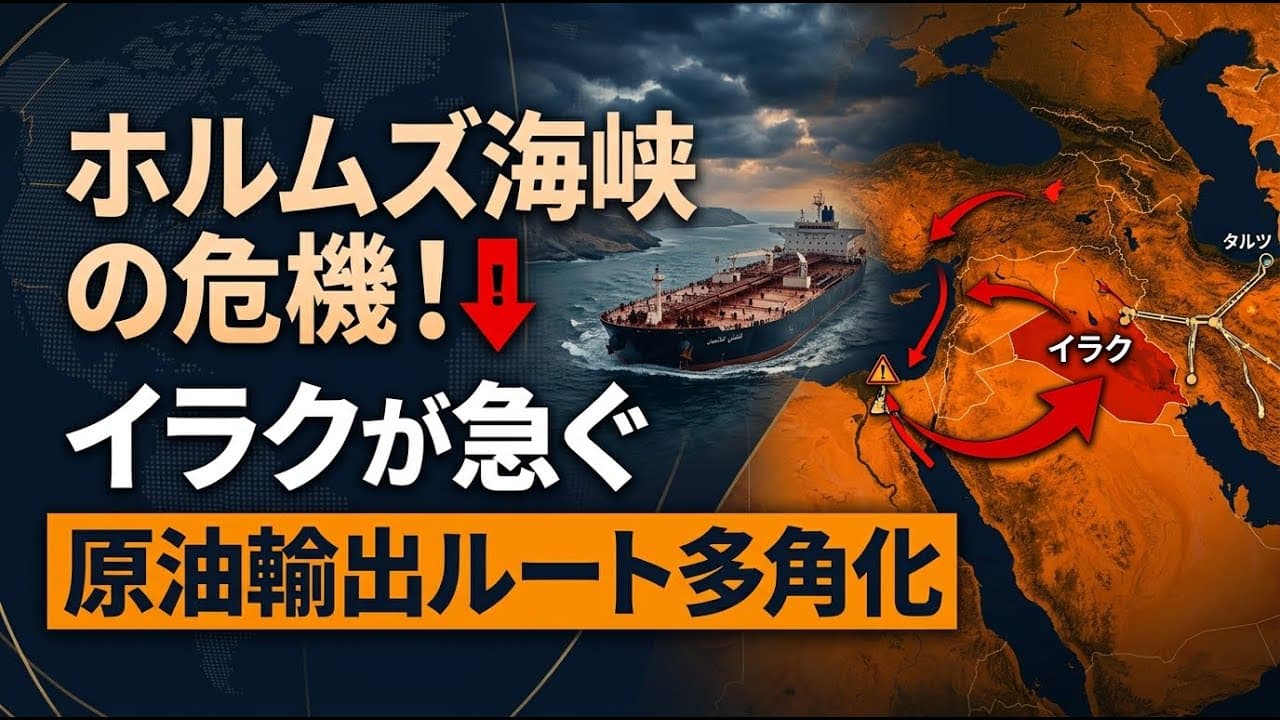 経済ニュース: ホルムズ海峡の危機！イラクが原油輸出ルートの多角化を急ぐ理由