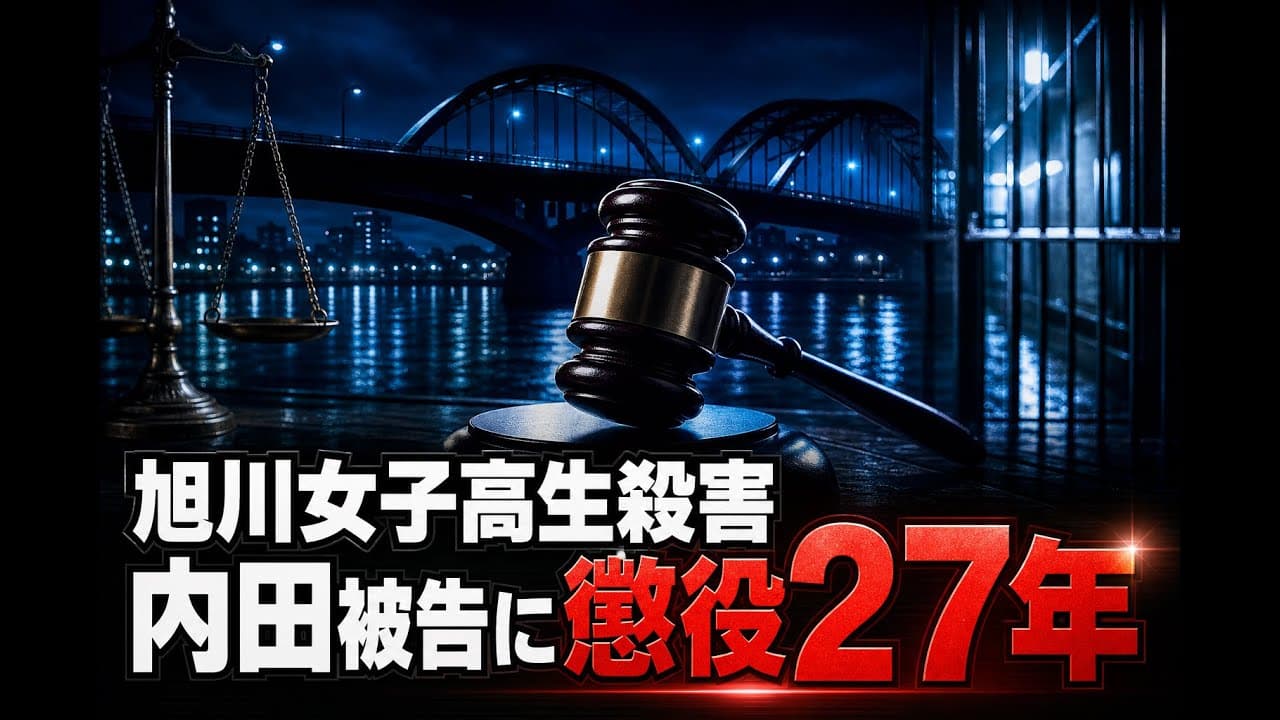 社会ニュース: 旭川女子高生殺害 内田被告に懲役27年