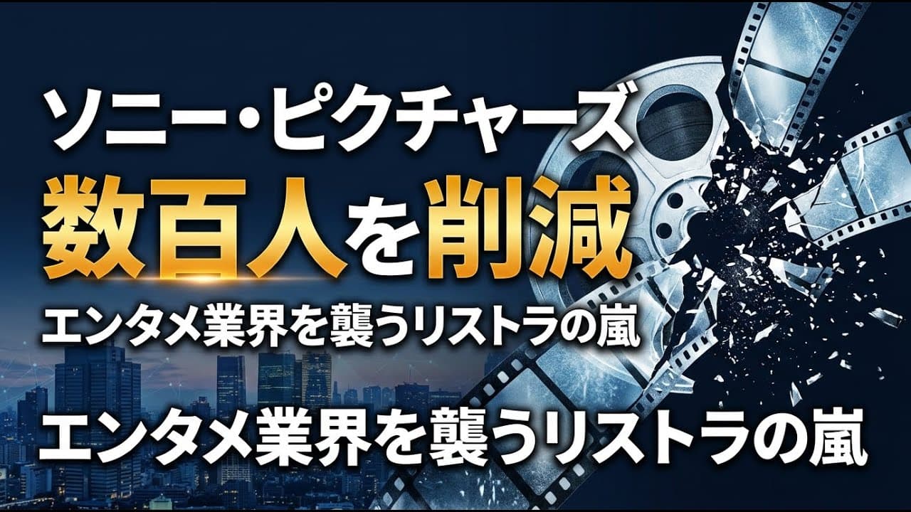 ビジネスニュース: ソニー・ピクチャーズが数百人を削減へ エンタメ業界を襲うリストラの嵐