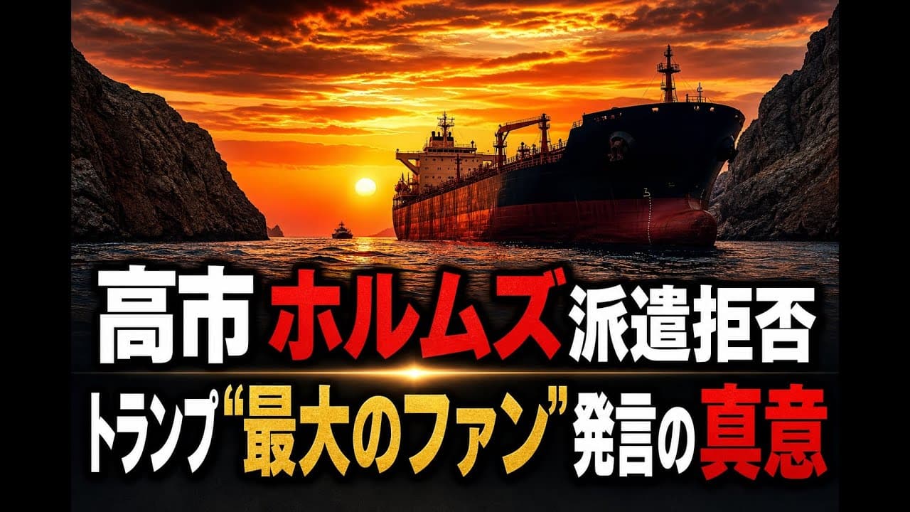 政治ニュース: 高市 ホルムズ派遣拒否 トランプ「最大のファン」発言の真意