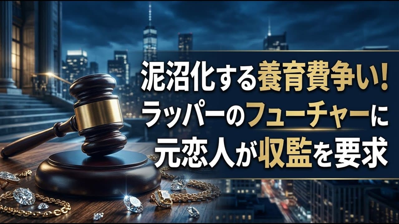 エンタメニュース: 泥沼化する養育費争い！ラッパーのフューチャーに元恋人が収監を要求