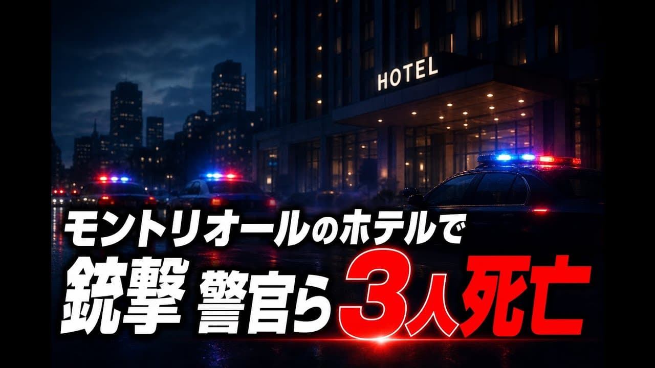 社会ニュース: モントリオールのホテルで銃撃 警官ら3人死亡