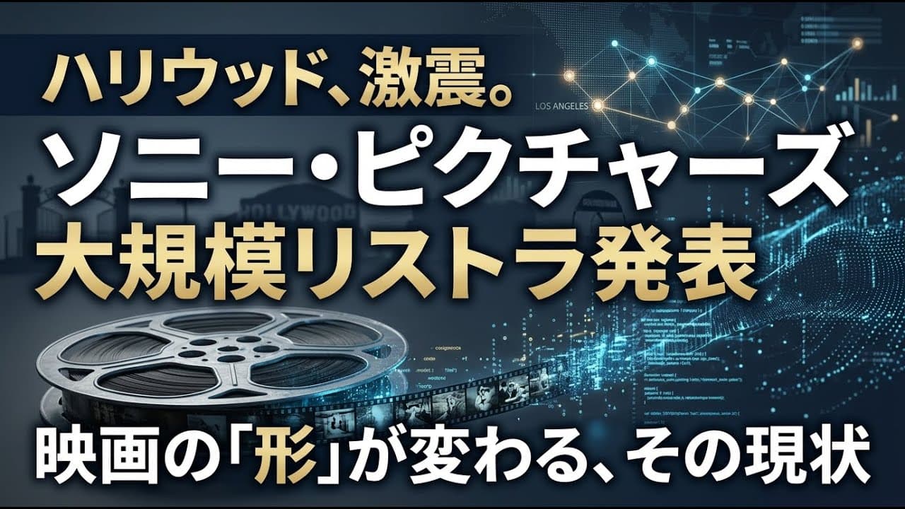 ビジネスニュース: ソニー・ピクチャーズが大規模リストラ発表、変革迫られるハリウッドの今