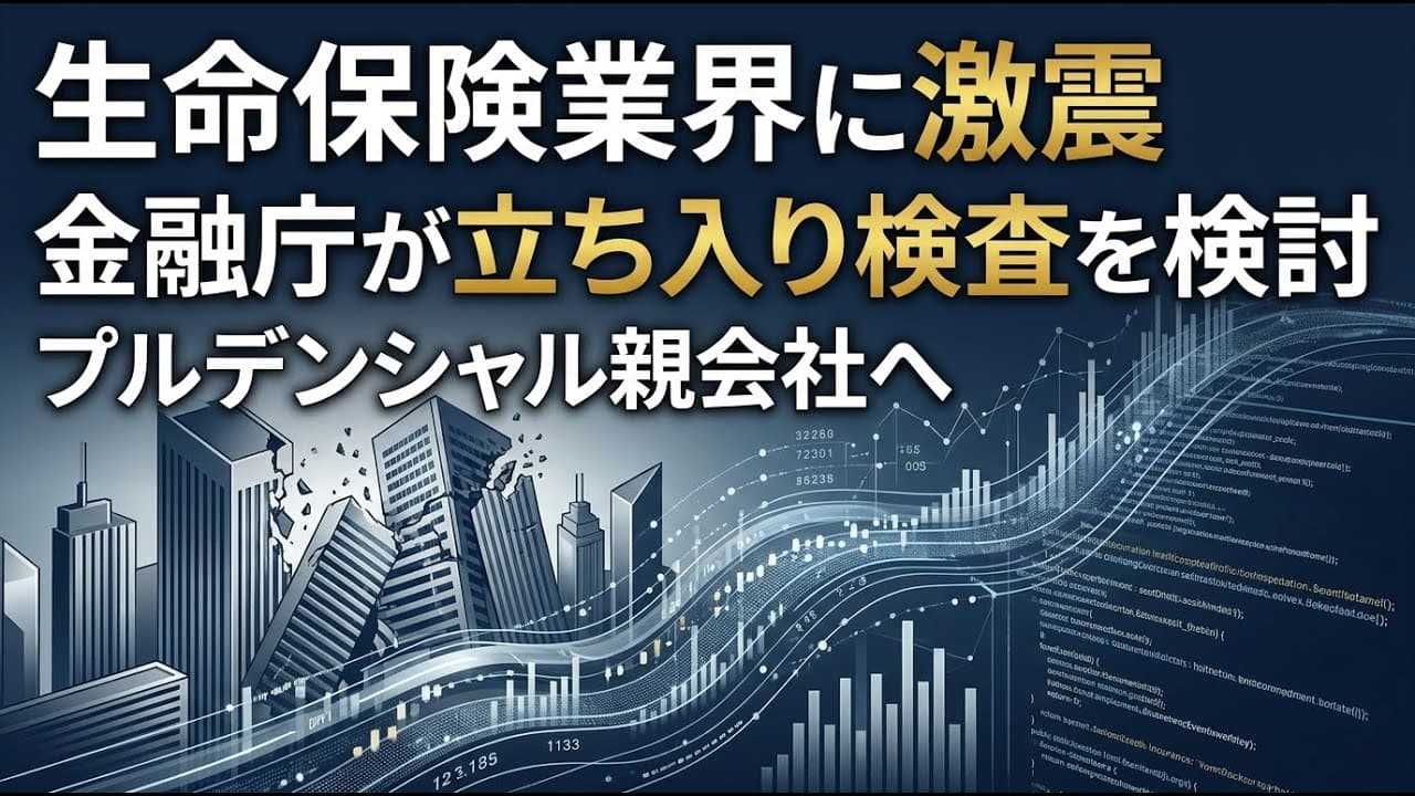 ビジネスニュース: 生命保険業界に激震 金融庁がプルデンシャル親会社への立ち入り検査を検討