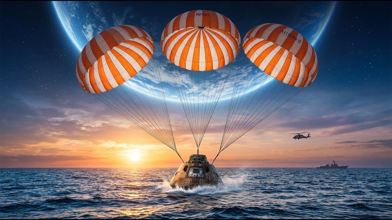 科学ニュース: ついに人類が月へ！アルテミスIIの宇宙飛行士が地球へ無事帰還