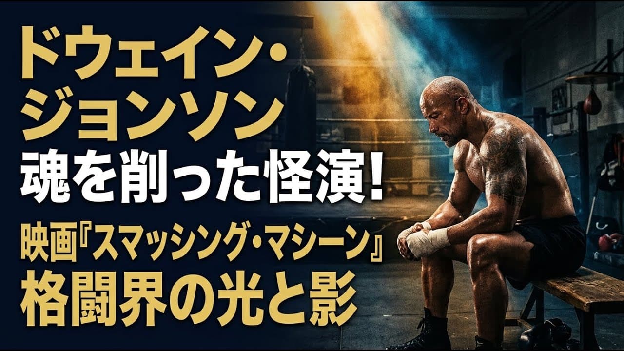 エンタメニュース: ドウェイン・ジョンソンが魂を削った怪演！映画『スマッシング・マシーン』が描く格闘界の光と影