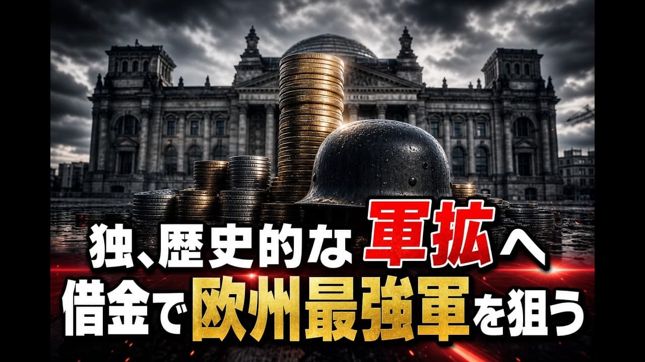 軍事ニュース: 独、歴史的な軍拡へ 借金で欧州最強軍を狙う
