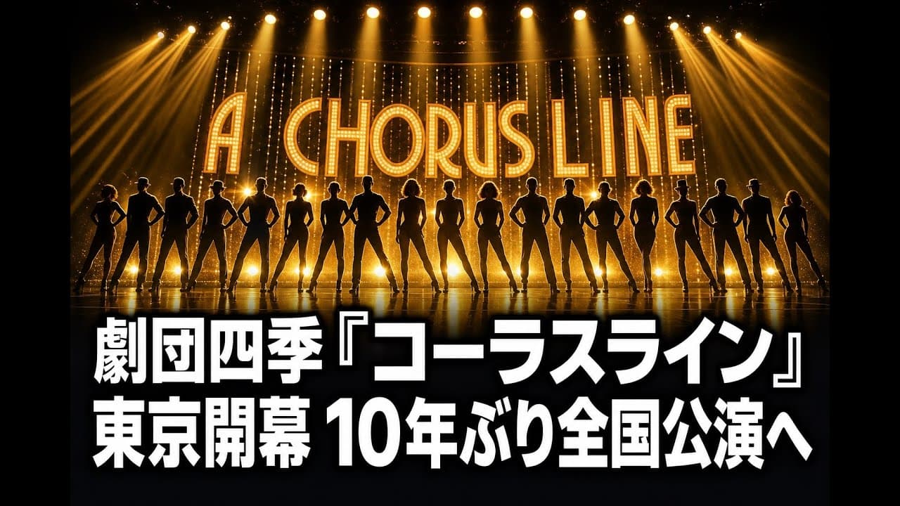 エンタメニュース: 劇団四季『コーラスライン』東京開幕 10年ぶり全国公演へ