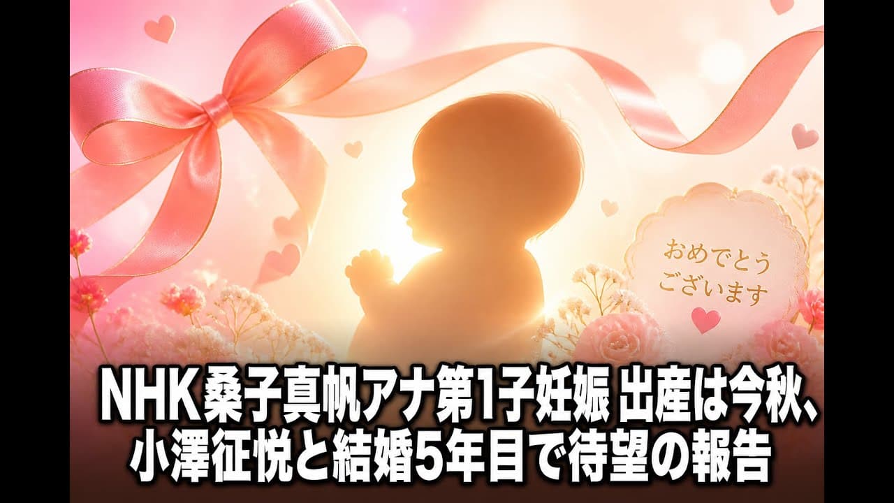 エンタメニュース: NHK桑子真帆アナ第1子妊娠 出産は今秋、小澤征悦と結婚5年目で待望の報告