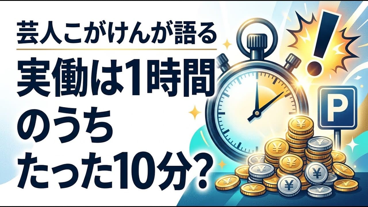 エンタメニュース: 実働は1時間のうちたった10分？芸人こがけんが語る「破格の高時給バイト」の実態