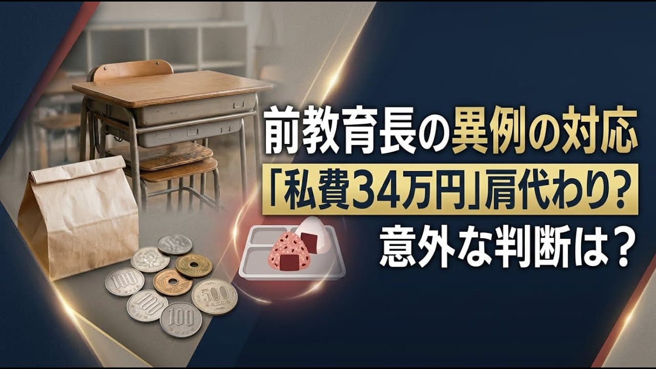 社会ニュース: 給食の赤飯廃棄で「私費34万円」を肩代わり？前教育長の異例の対応に下された意外な判断