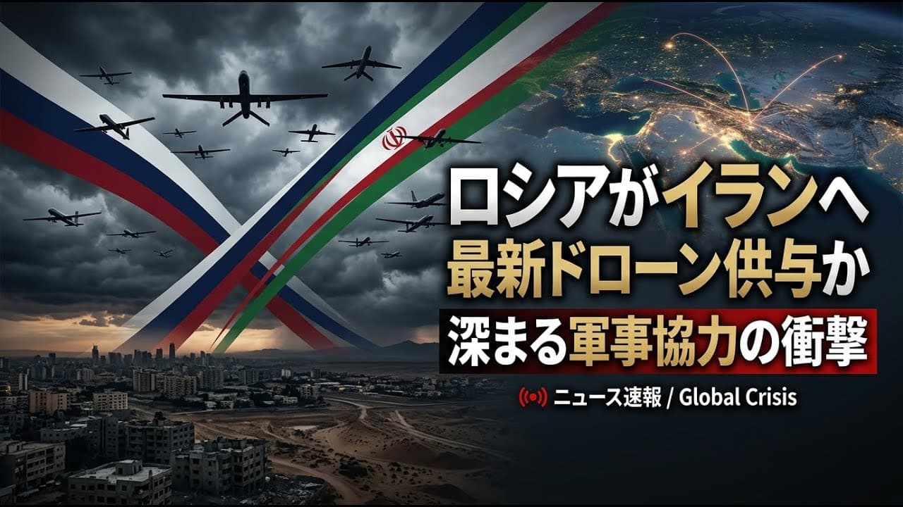 国際ニュース: ロシアがイランへ最新ドローン供与か 深まる軍事協力の衝撃