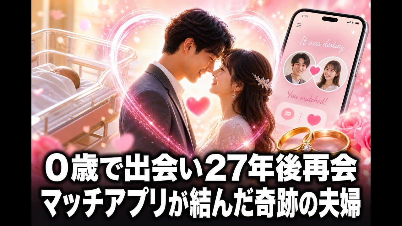 エンタメニュース: 0歳で出会い27年後再会 マッチアプリが結んだ奇跡の夫婦