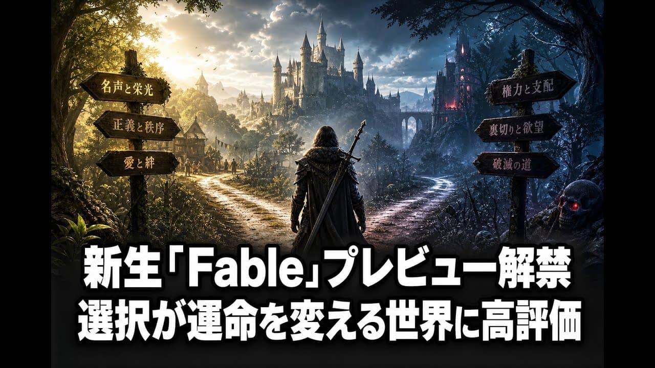ゲームニュース: 新生「Fable」プレビュー解禁 選択が運命を変える世界に高評価