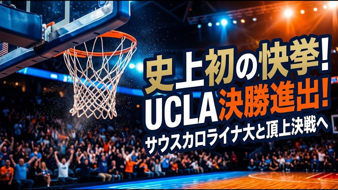 スポーツニュース: 史上初の快挙！UCLAが全米女子バスケ決勝進出、サウスカロライナ大と頂上決戦へ