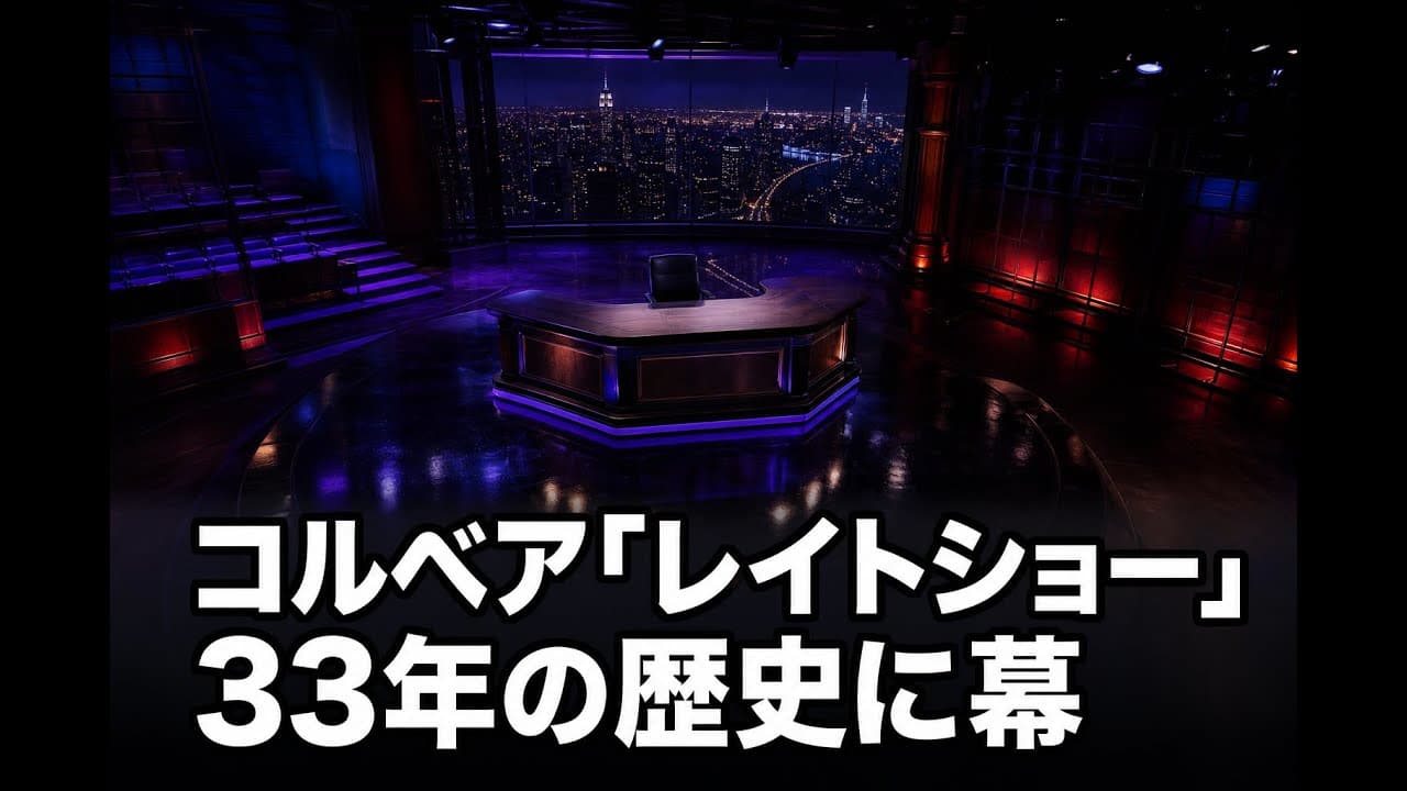 エンタメニュース: コルベア「レイトショー」33年の歴史に幕