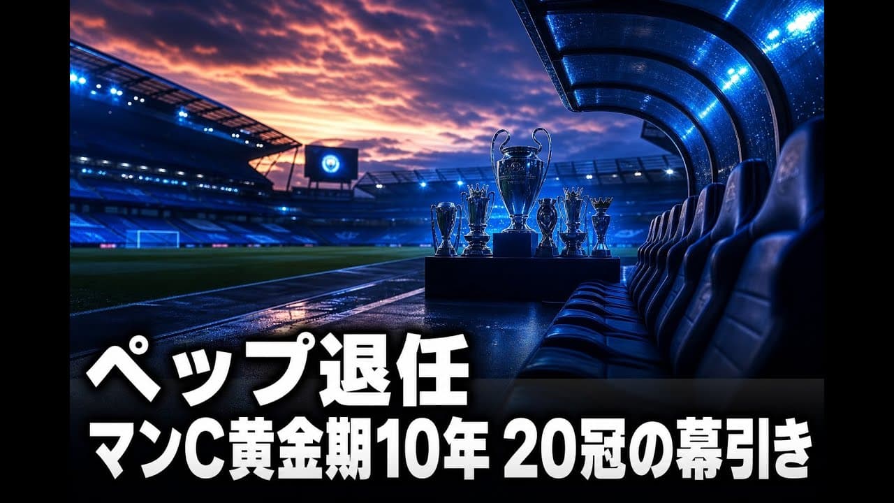 スポーツニュース: ペップ退任 マンC黄金期10年 20冠の幕引き