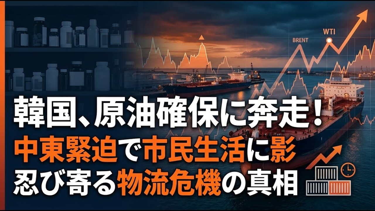 経済ニュース: 韓国が中東緊迫で原油確保に奔走！市民生活にも忍び寄る物流危機の影