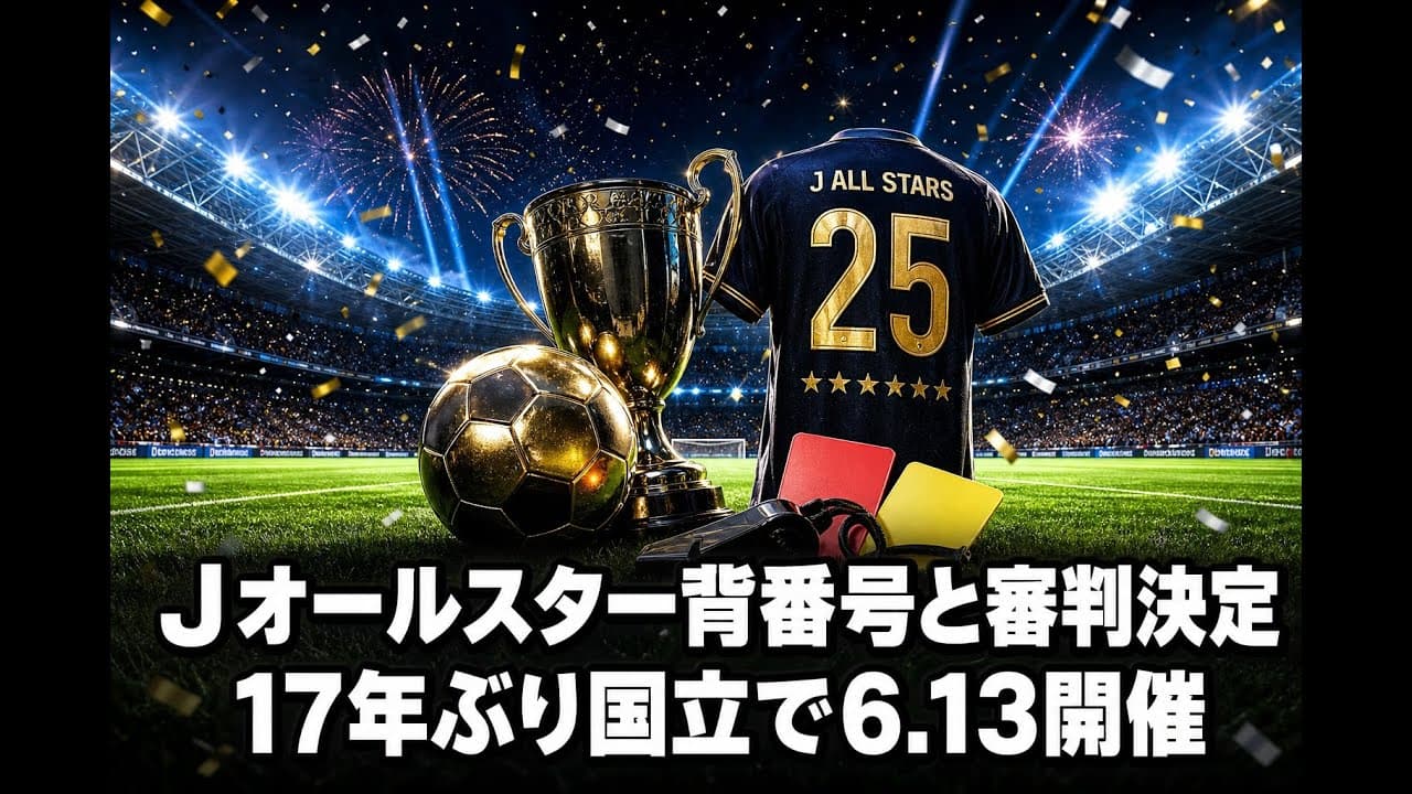 スポーツニュース: Jオールスター背番号と審判決定 17年ぶり国立で6.13開催