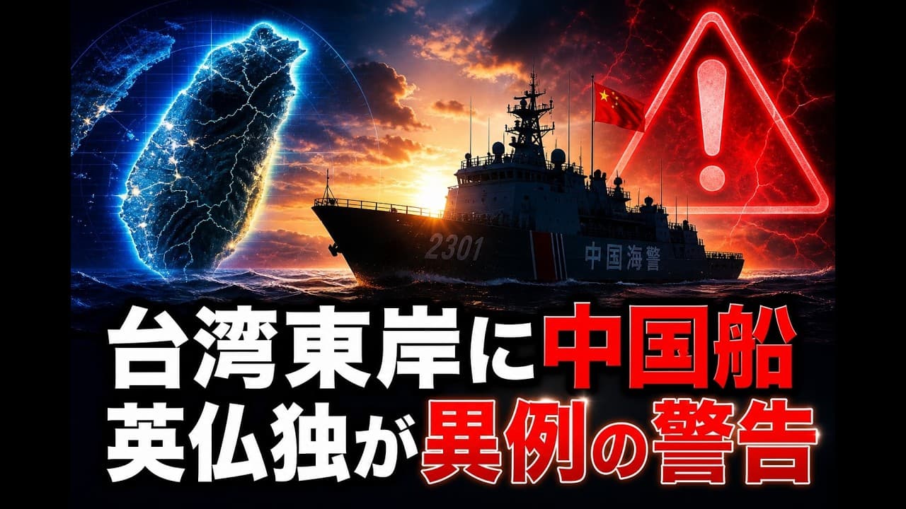 軍事ニュース: 台湾東岸に中国船 英仏独が異例の警告
