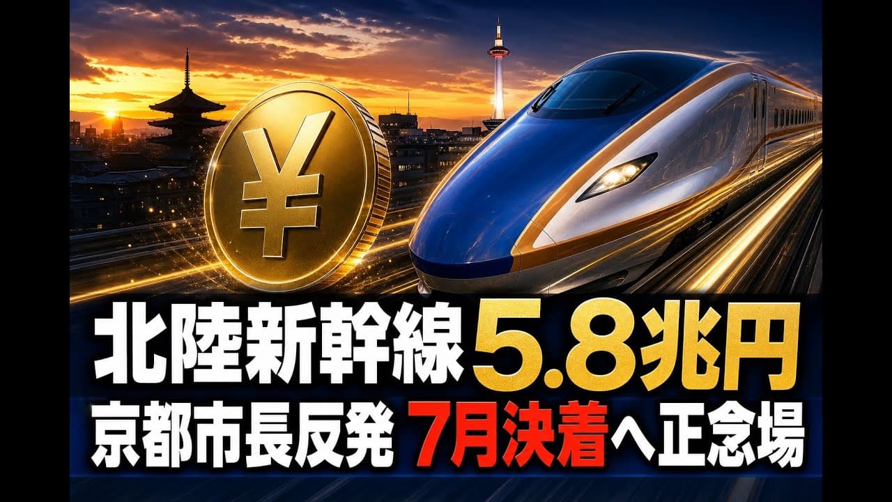 インフラニュース: 北陸新幹線5.8兆円 京都市長反発 7月決着へ正念場